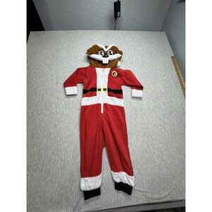 BUC-EES Bucky‎ Beaver Santa CHRISTMAS MASCOT COSTUME Body Suit 3T